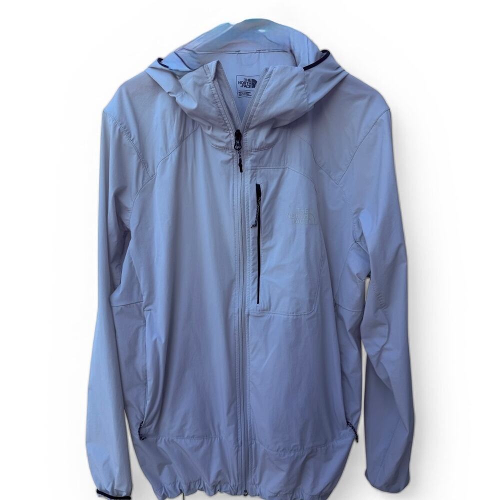 The North Face White Coats, Jackets Lightweight Hooded Jacket Mens XL Gray
